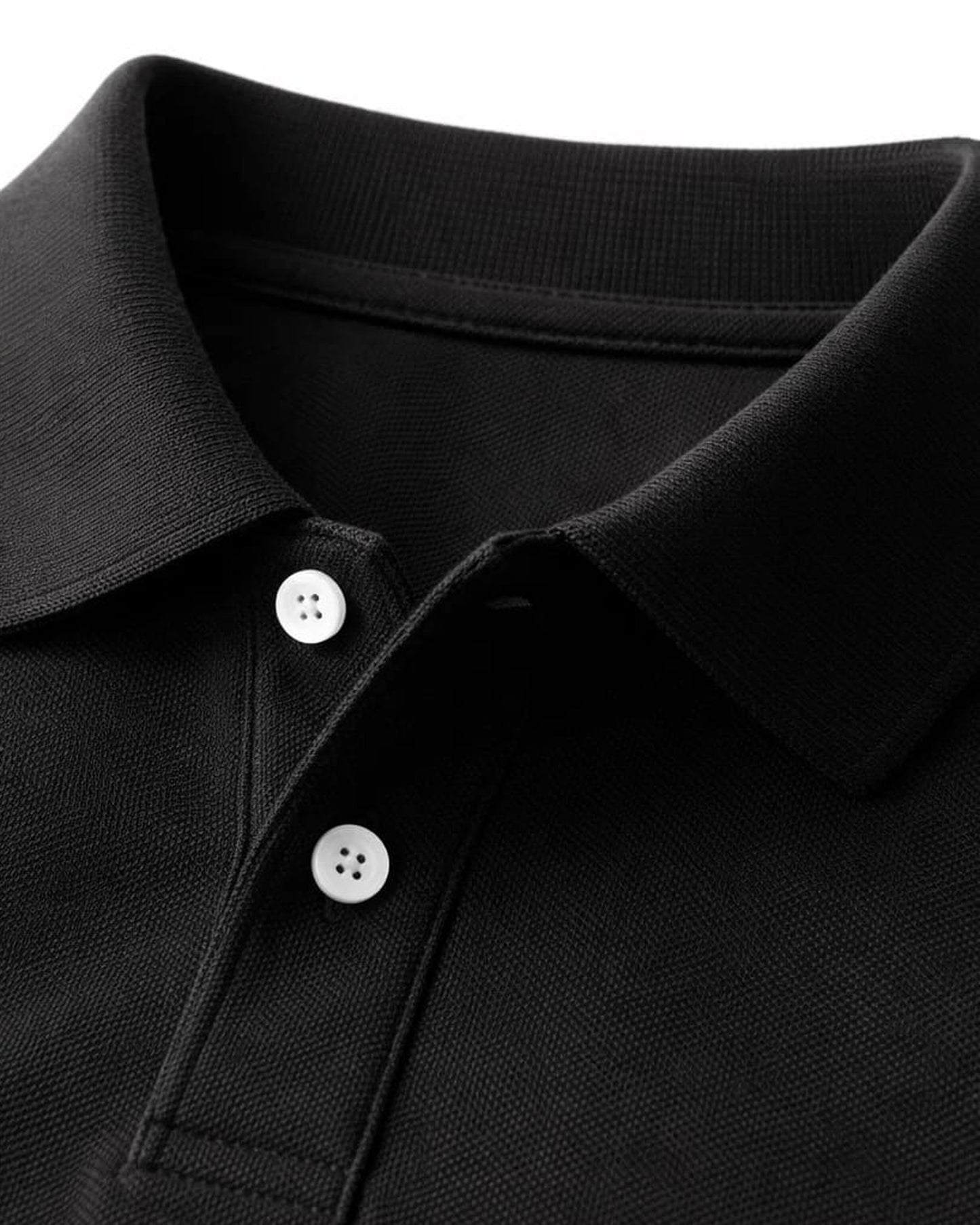 Unisex Blnk Black Polo