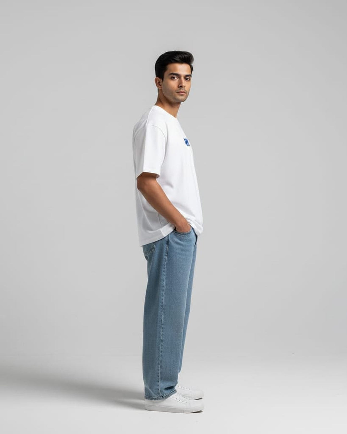 Blnk Men Oversized Printed T-Shirt