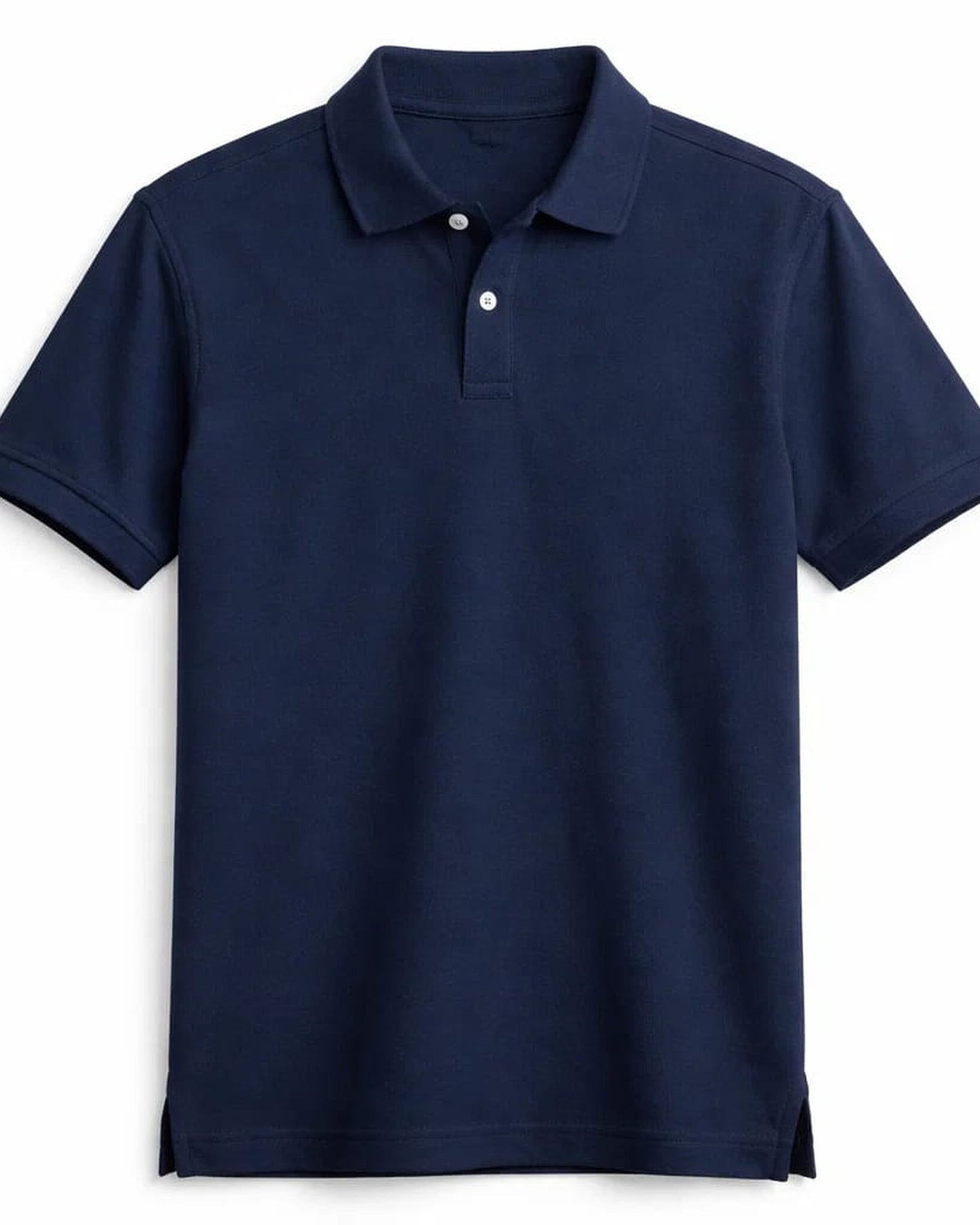 Unisex Blnk Navy Blue Polo