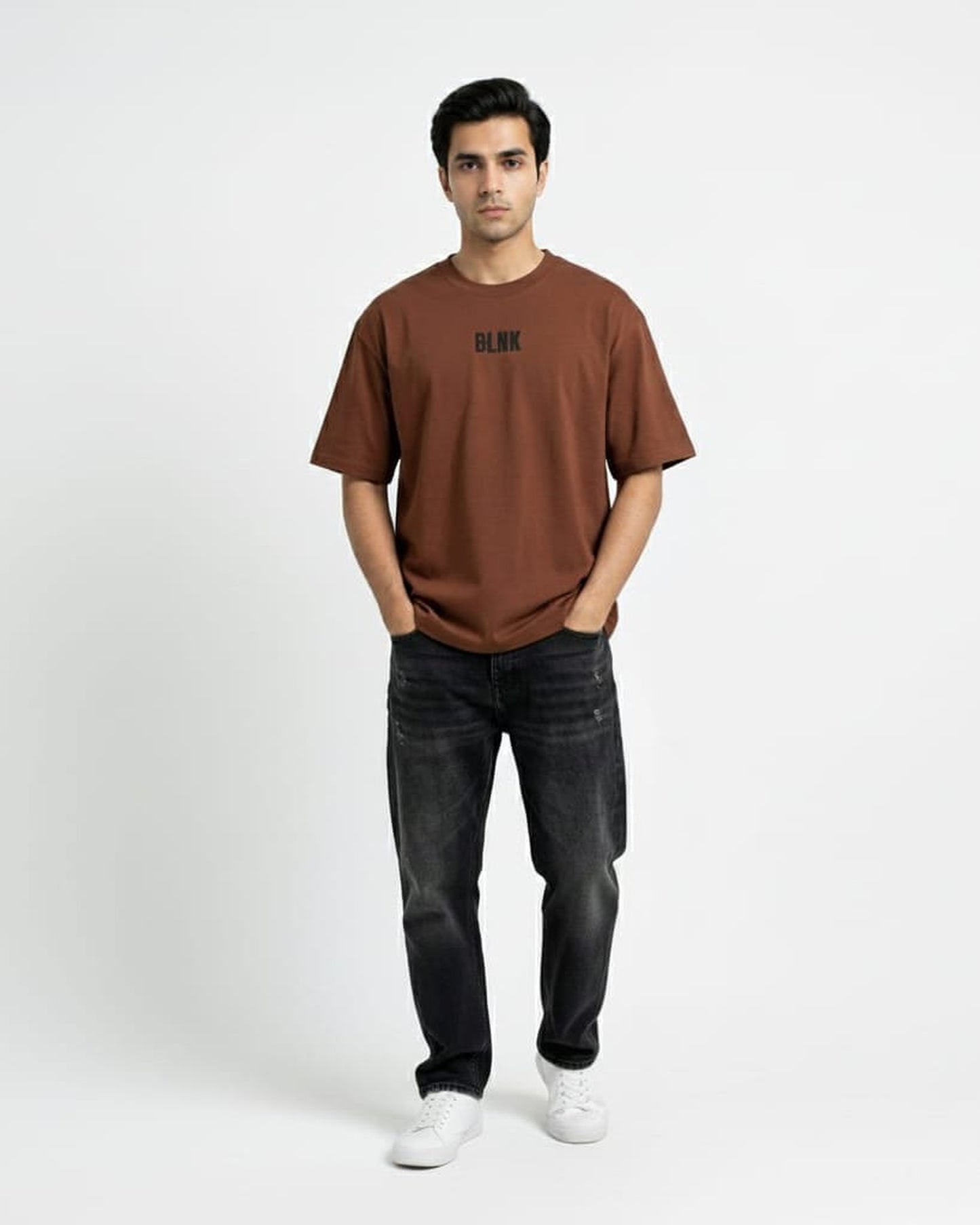 Blnk Men Oversized 404 Error T-Shirt
