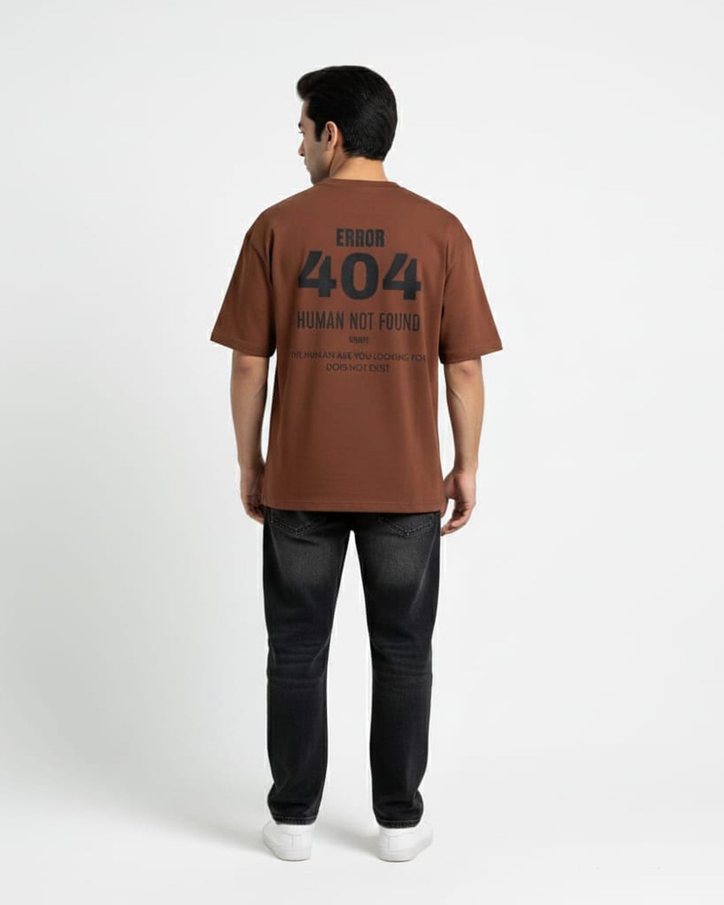 Blnk Men Oversized 404 Error T-Shirt