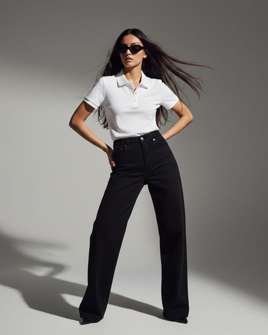 Unisex Blnk White Polo