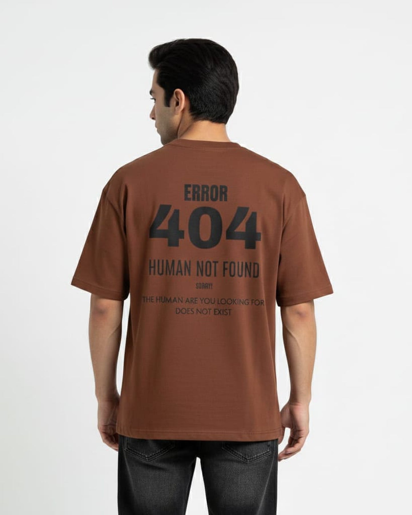 Blnk Men Oversized 404 Error T-Shirt
