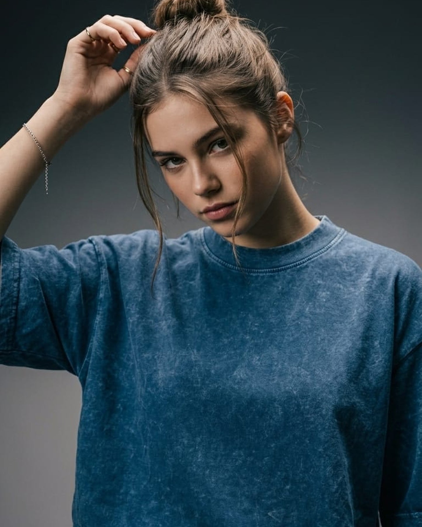 BLNK Acid Blue Oversized T-Shirt Unisex