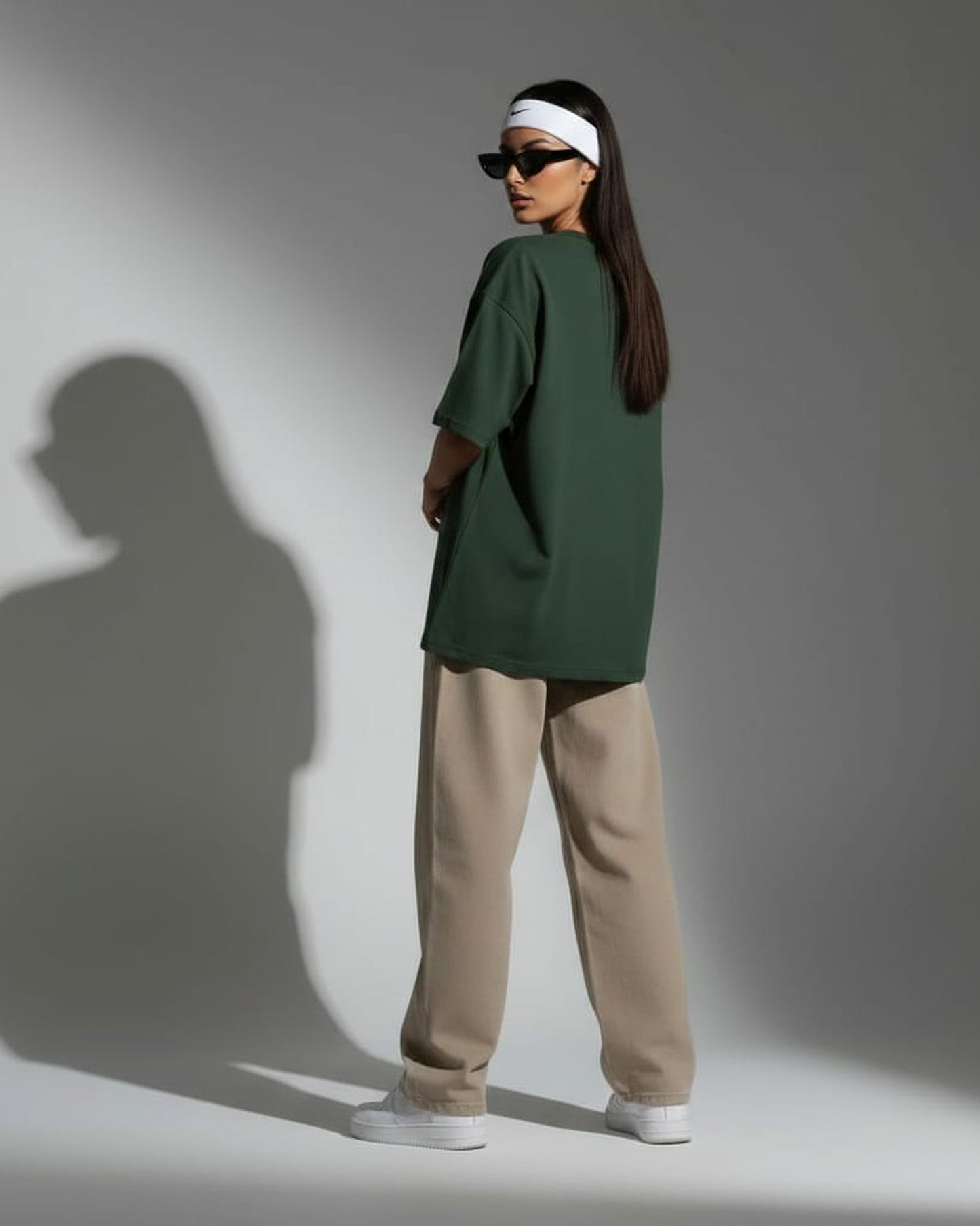 Blnk Green Oversized T- Shirt for Women