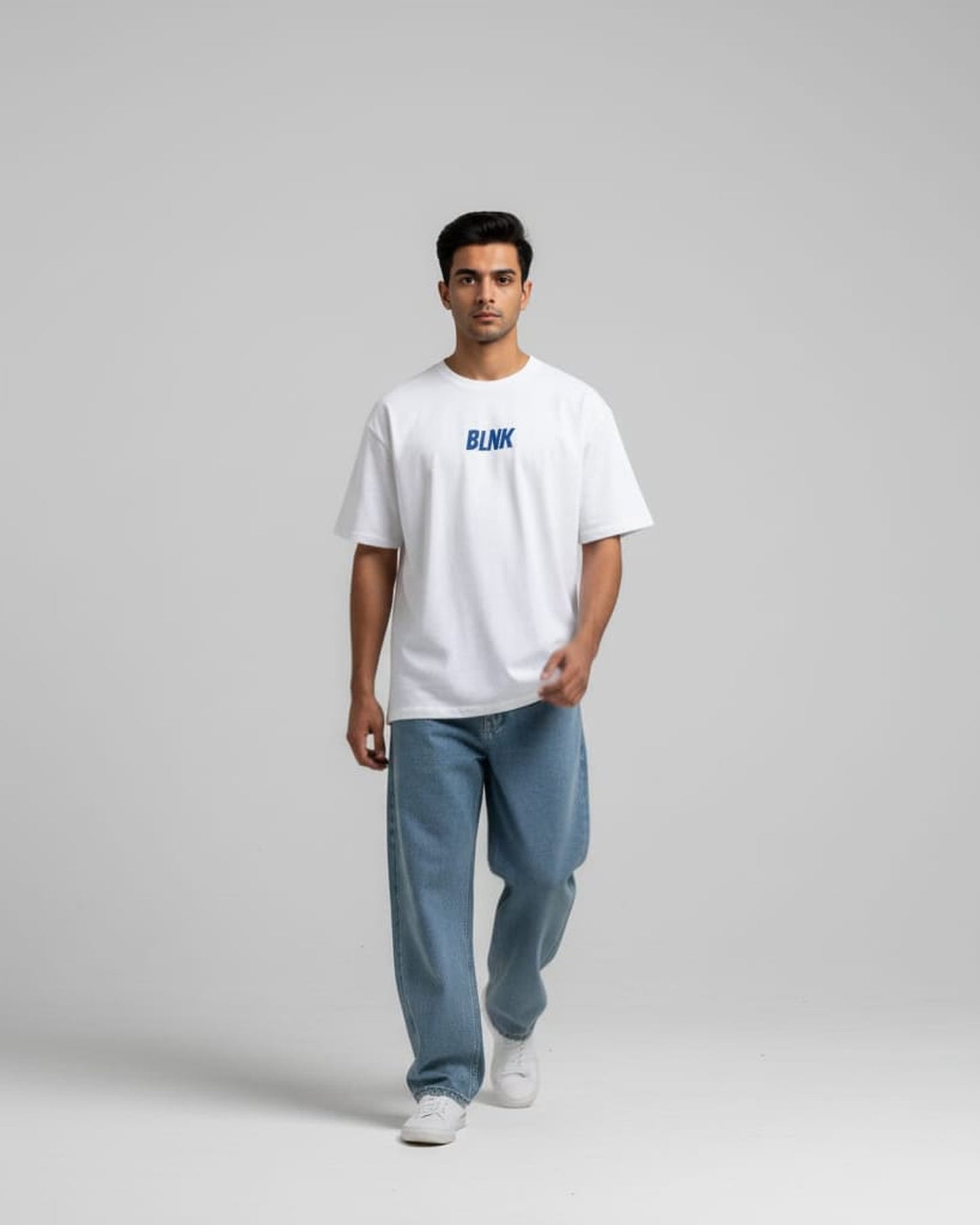 Blnk Men Oversized Printed T-Shirt