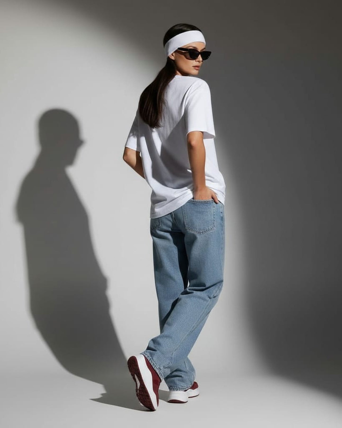 Blnk White Oversized T- Shirt for Women