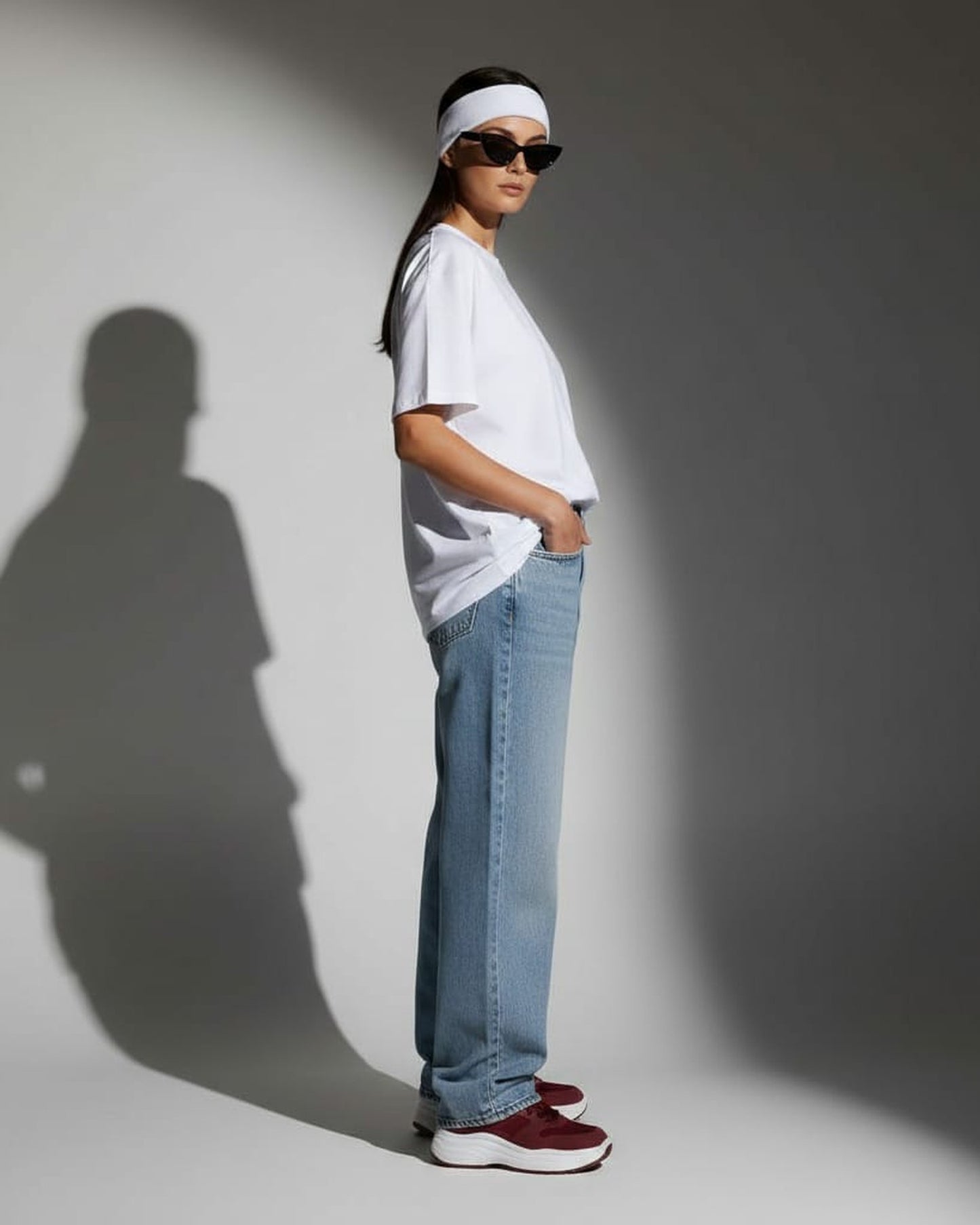 Blnk White Oversized T- Shirt for Women