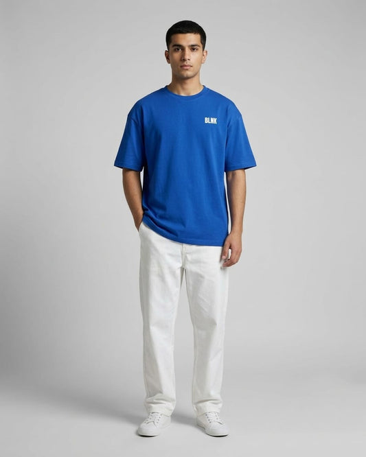 Blnk Men Oversized Logo T-Shirt